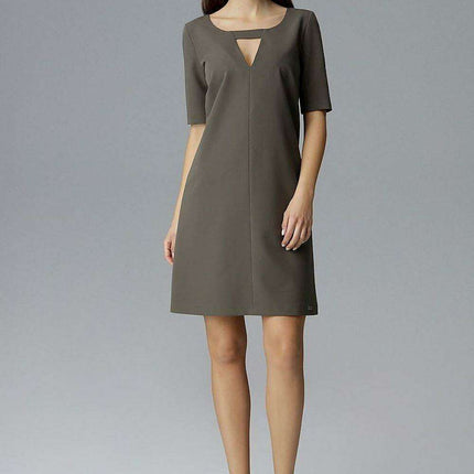 Chic Knee-Length Daily Elegance Dress
