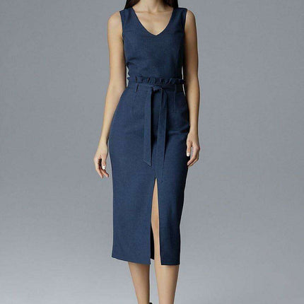 Sophisticated Ruffle-Accented Evening Gown