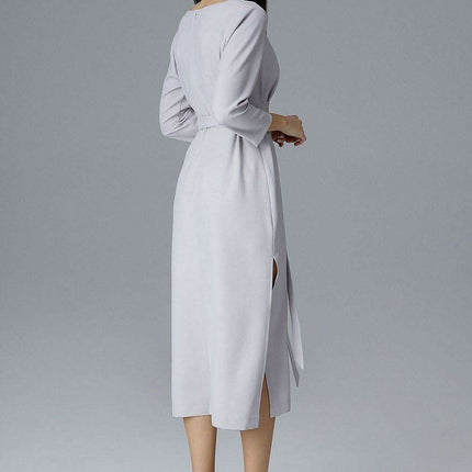 Chic Waist-Tie Evening Cocktail Dress for Special Events