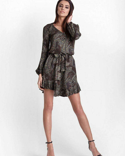 Charming Frill Embellished European Cocktail Dress