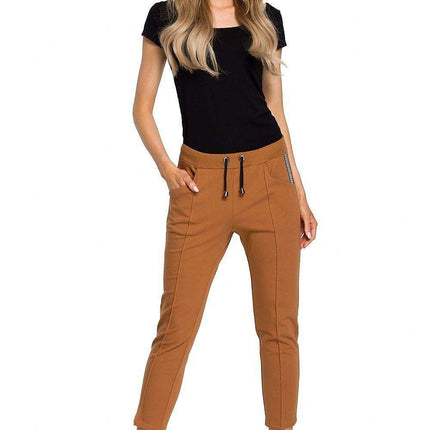 Stylish Women's Cotton Stretch Trousers for All-Day Comfort