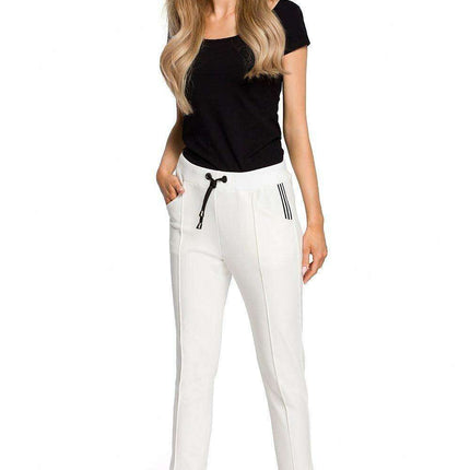 Stylish Women's Cotton Stretch Trousers for All-Day Comfort
