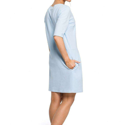 Elegant Bow-Detail Knitted Mini Dress