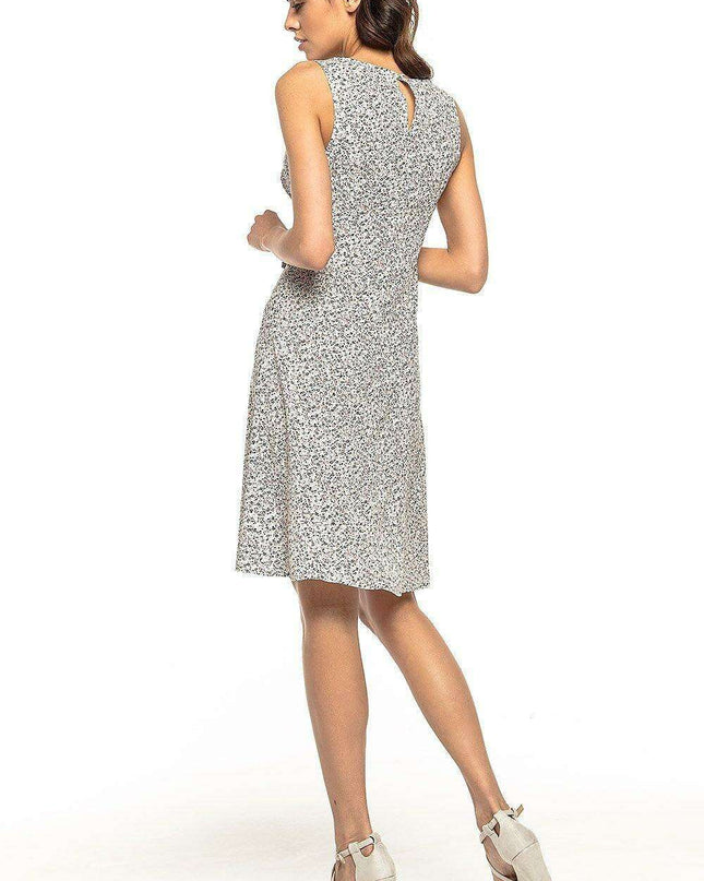 Floral Elegance Daydress with Customizable Bow Detail