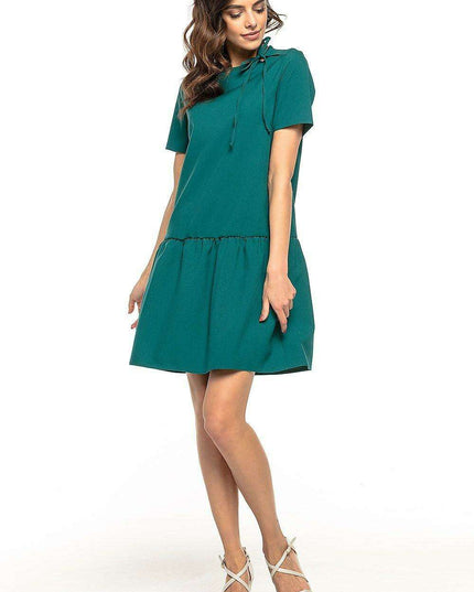 Elegant Ruffled Summer Dress for Effortless Charm