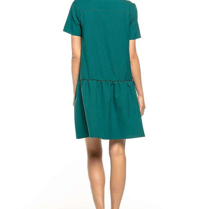 Elegant Ruffled Summer Dress for Effortless Charm