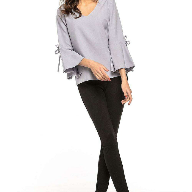 Chic Ruffled Sleeve Top