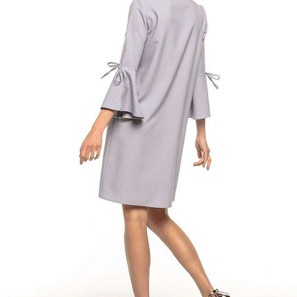 Charming Frill Sleeve Evening Dress