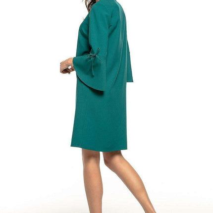 Charming Frill Sleeve Evening Dress