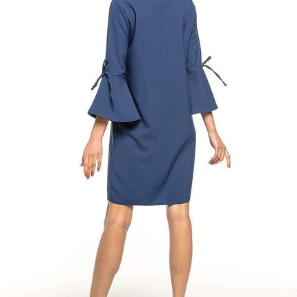 Charming Frill Sleeve Evening Dress