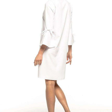 Charming Frill Sleeve Evening Dress