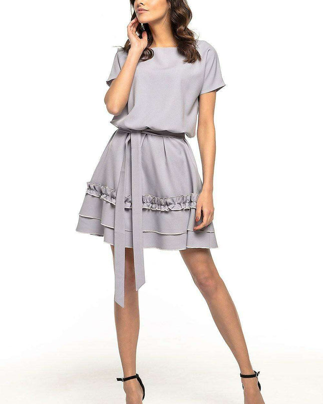 Chic Belted Kimono Midi Dress for Effortless Elegance