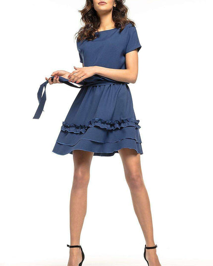 Chic Belted Kimono Midi Dress for Effortless Elegance