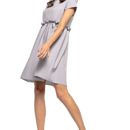 Elegant Ruffle-Accented Everyday Dress