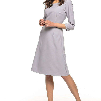 Trendy Trapezoidal Midi Dress Tessita - Modern Elegance & Effortless Chic