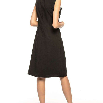 Sophisticated Femme Fatale Day Dress