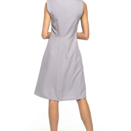 Sophisticated Femme Fatale Day Dress