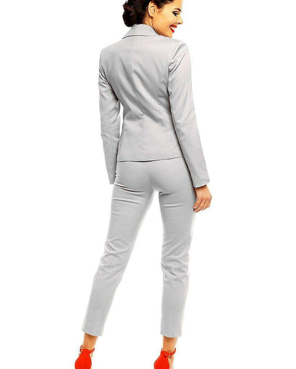 Elegant Pointed Collar Blazer