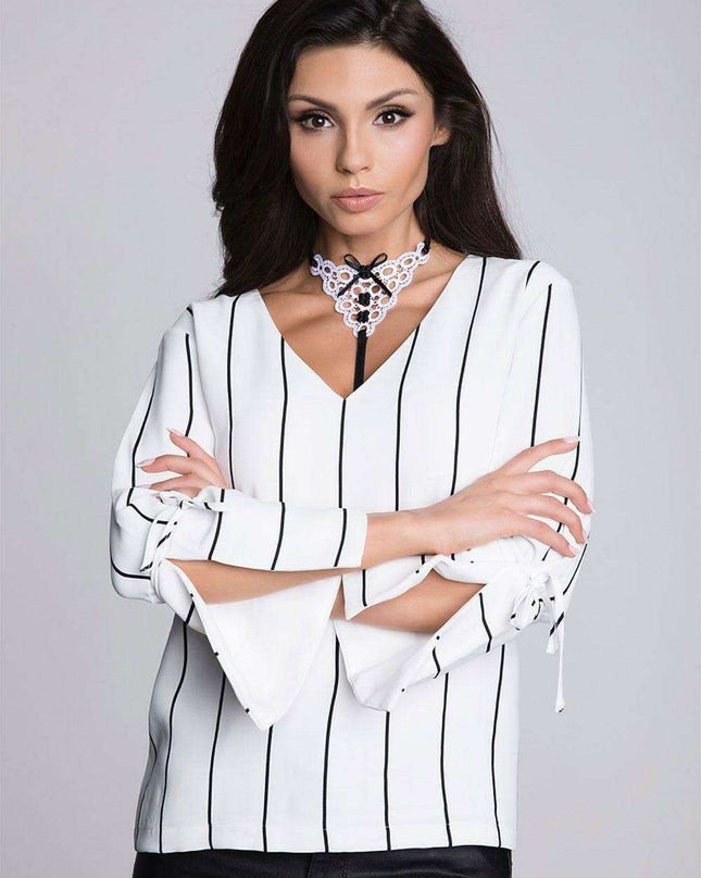 Lady Boss Collection - Elegant White Lace Collar Bra Strap