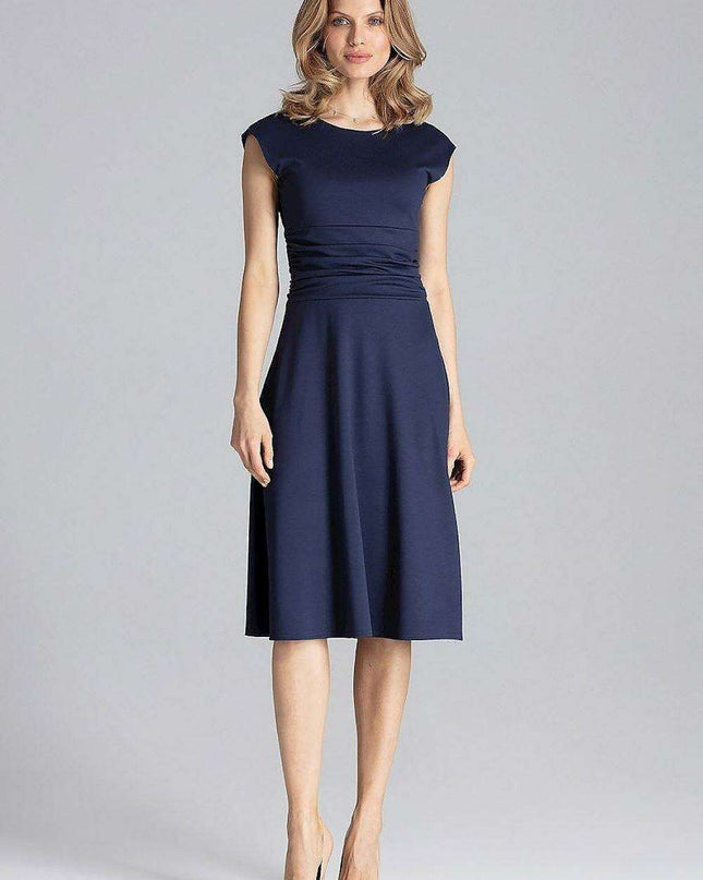 Elegant Curvy Flare Dress