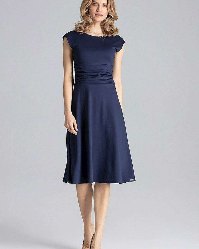 Elegant Curvy Flare Dress