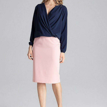 Sophisticated Envelope Neck Women's Top