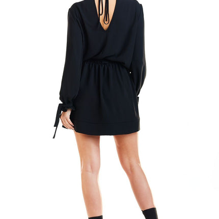 Boho Chic Golden Accent Mini Dress - Très Elite