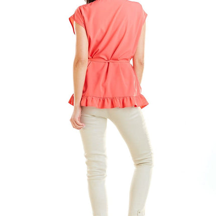 Chic Frill-Detail Blouse - Très Elite
