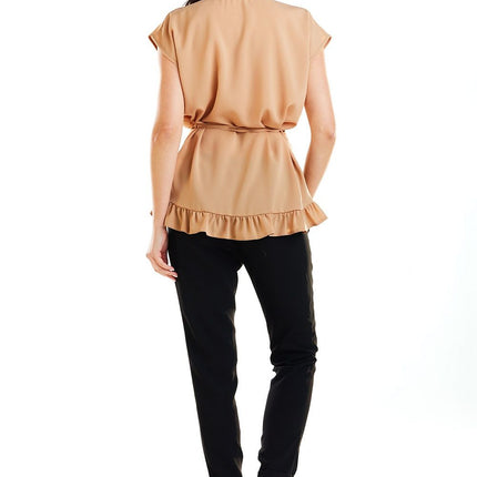 Chic Frill-Detail Blouse - Très Elite