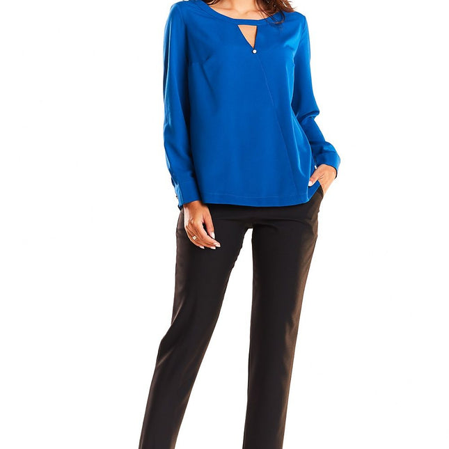 Awama Professional Blouse with Elegant Design and Comfortable Fit
