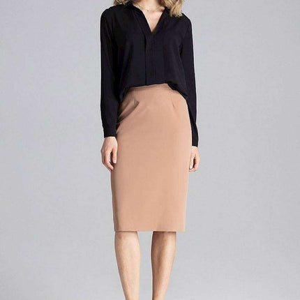 Elegant Pleated Long Sleeve Blouse with Relaxed Fit