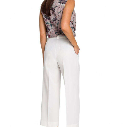 Elegant Comfort Women's Tailored Culottes Trousers