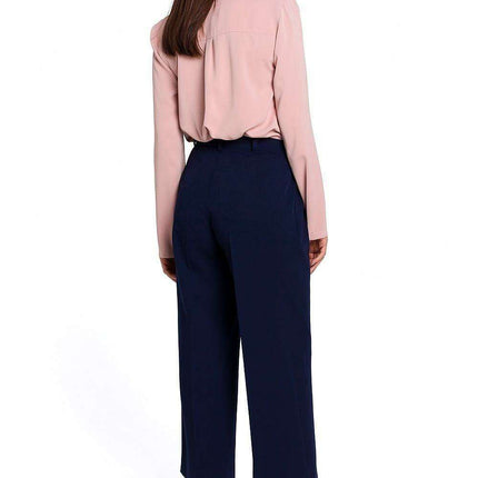 Elegant Comfort Women's Tailored Culottes Trousers