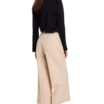 Elegant Comfort Women's Tailored Culottes Trousers