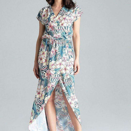 Elegant Kimono Sleeve Maxi Dress