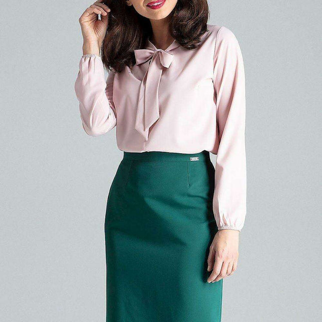 Elegant Lenitif Overlap Midi Skirt