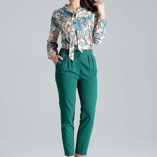 Elegant Women's Lenitif Tailored Cigarette Pants