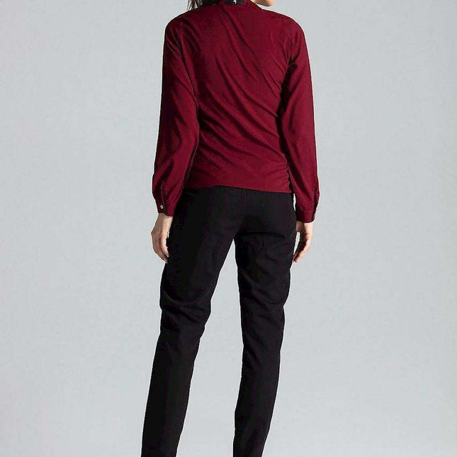 Modern Elegant Zipper Blouse