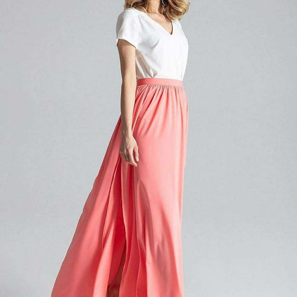 Elegant Side-Slit Maxi Skirt