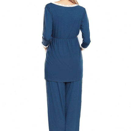 Elegant Comfort Maternity and Nursing Sleepwear Set
