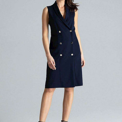 Elegant Envelope Neckline Midi Dress