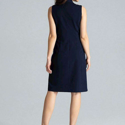 Elegant Envelope Neckline Midi Dress