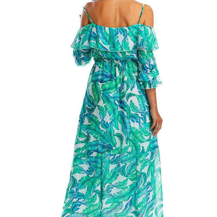 Elegant Customizable Neckline Spanish Maxi Dress