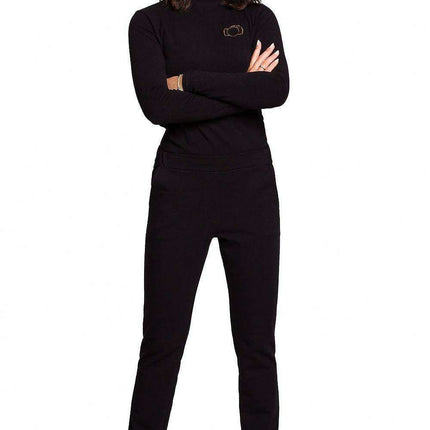 BeWear Comfortable Cotton Straight-Leg Trousers with Flexible Waistband