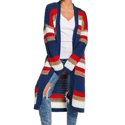 Vibrant Oversized Knit Cardigan Wrap
