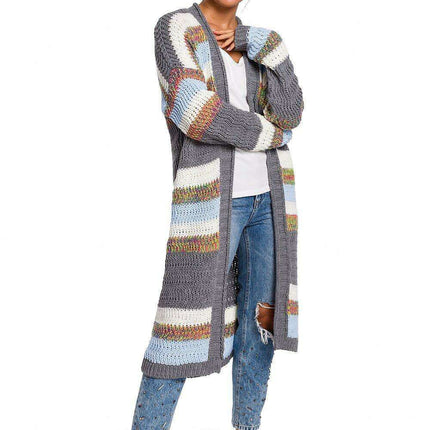 Vibrant Oversized Knit Cardigan Wrap