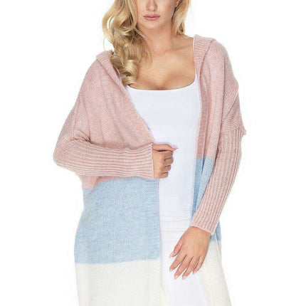 Cozy Wool Blend Hooded Cardigan
