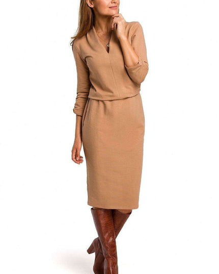 Elegant Everyday Cotton Knit Dress