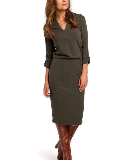 Elegant Everyday Cotton Knit Dress