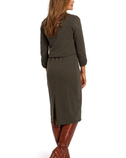 Elegant Everyday Cotton Knit Dress